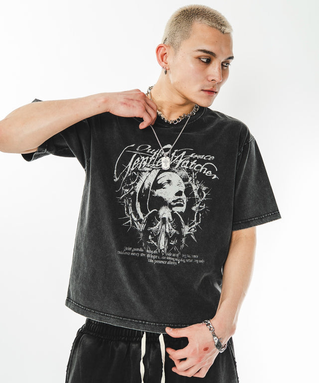 ブリーチグラフィックT（SS）/ブラックソノタ モデル：180cm L着用