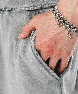 ブリーチダメージスウェットショーツ