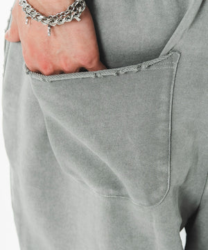 ブリーチダメージスウェットショーツ