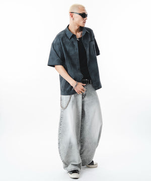 ブルー モデル：180cm L着用