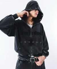 ブリーチハトメZIPパーカー