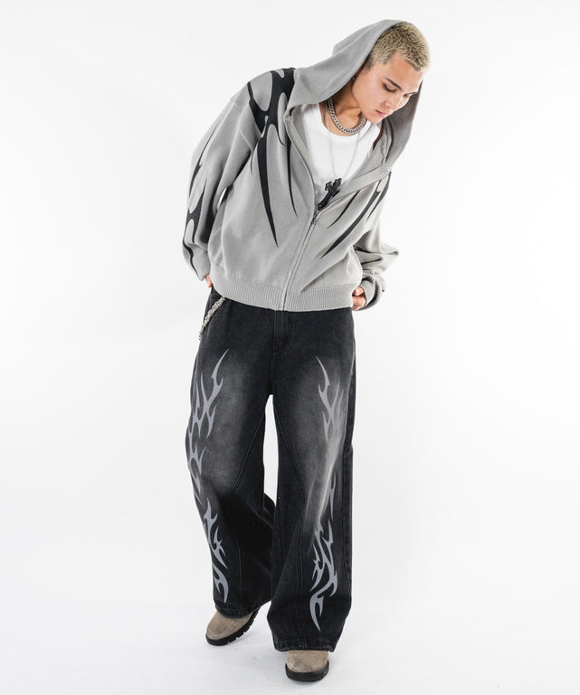 グレー モデル：180cm L着用