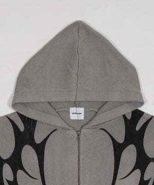 トライバルニットZIPパーカー