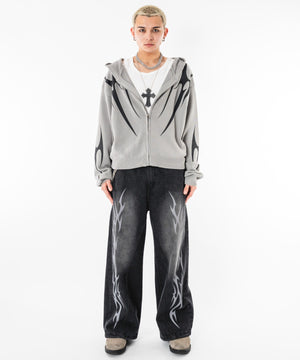 グレー モデル：180cm L着用