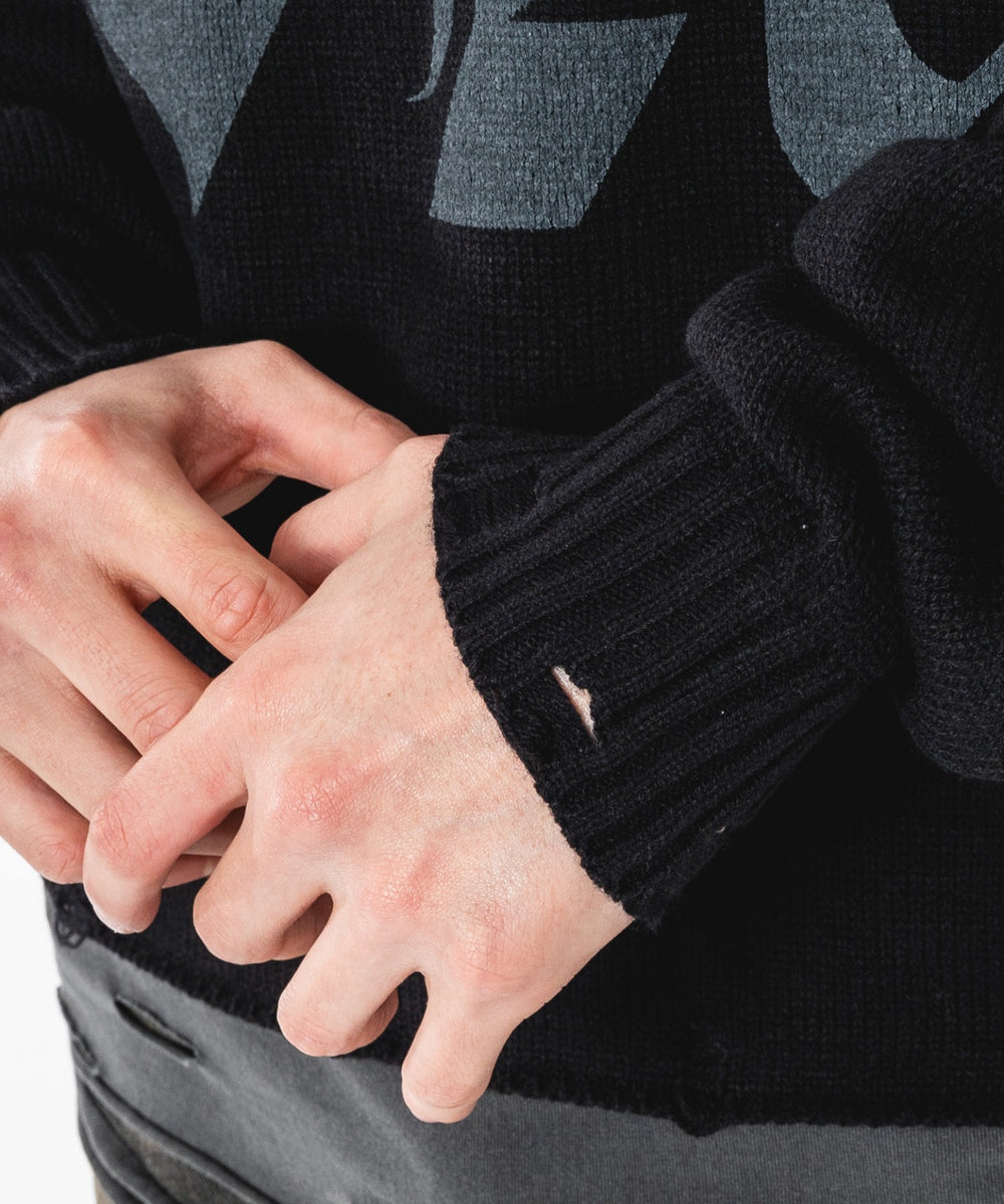 ビッグロゴニットプルオーバー