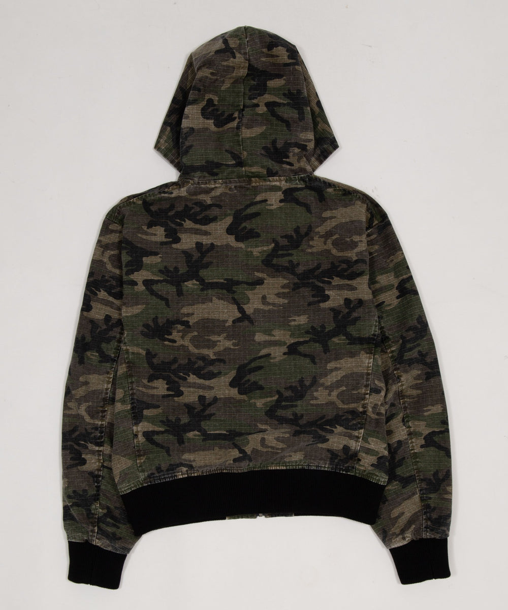 リップストップフードブルゾン