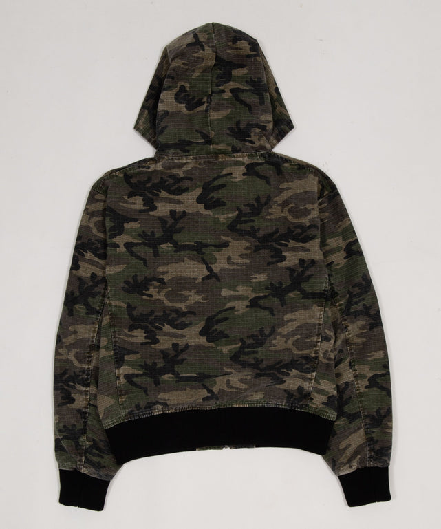 リップストップフードブルゾン