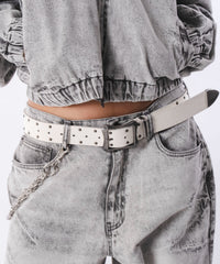 Mクロコスタッズベルト