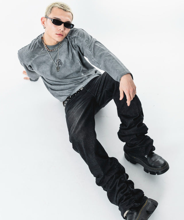 グレー モデル：180cm L着用