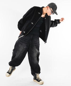 ブラック モデル：180cm L着用