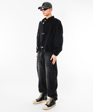 ブラック モデル：180cm L着用