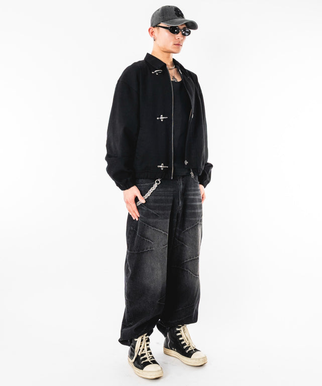 ブラック モデル：180cm L着用