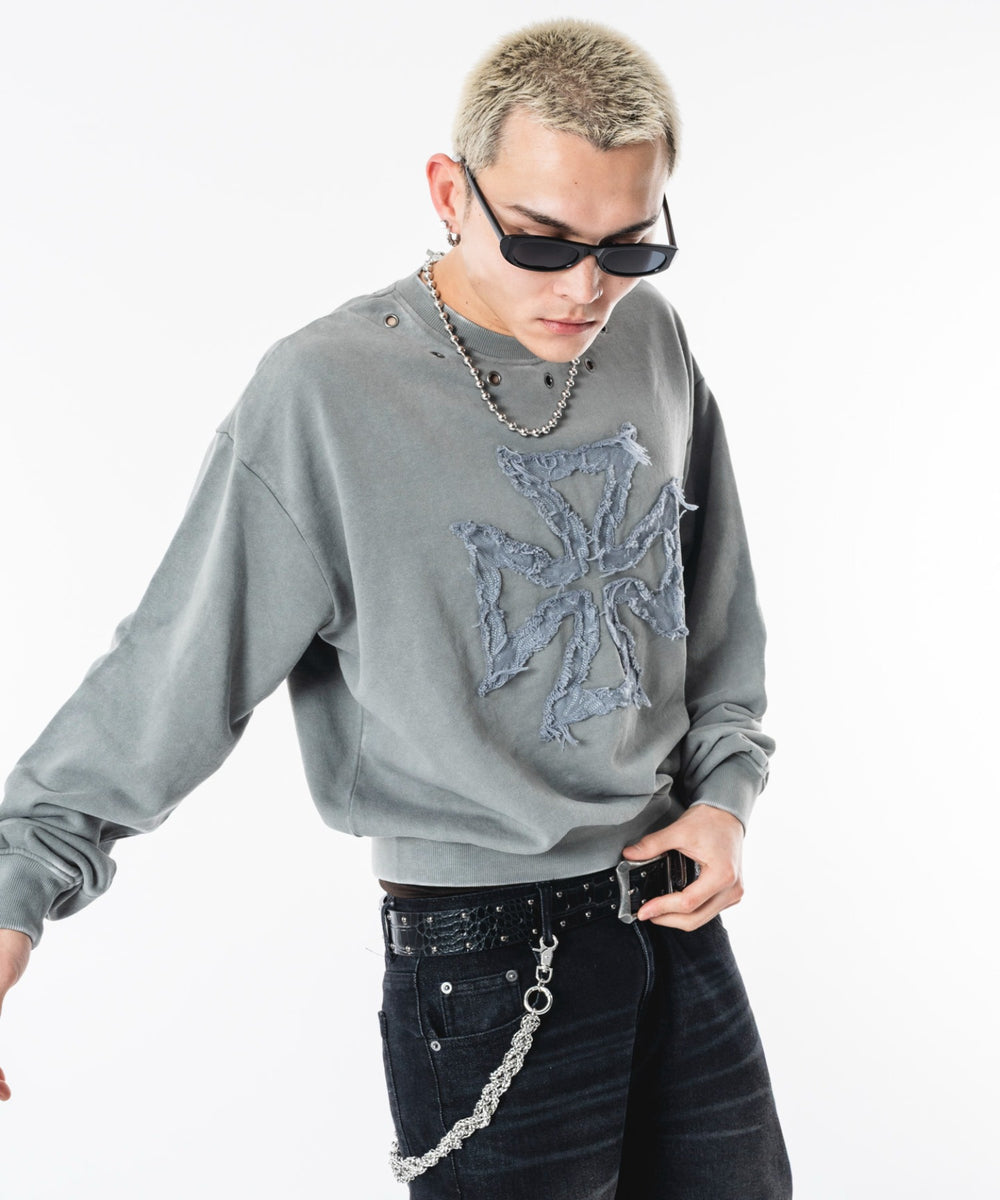 グレー モデル：180cm M着用