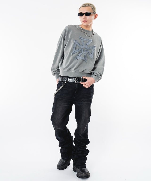 グレー モデル：180cm M着用