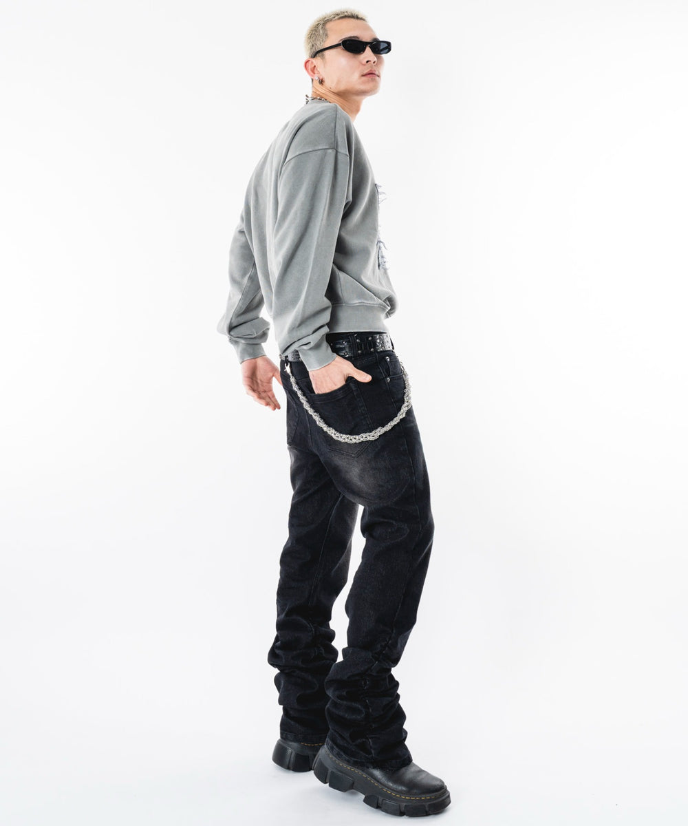 グレー モデル：180cm M着用