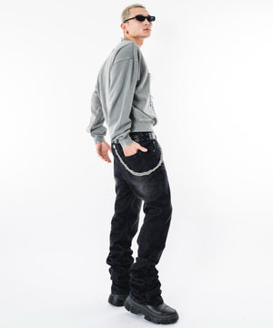 グレー モデル：180cm M着用