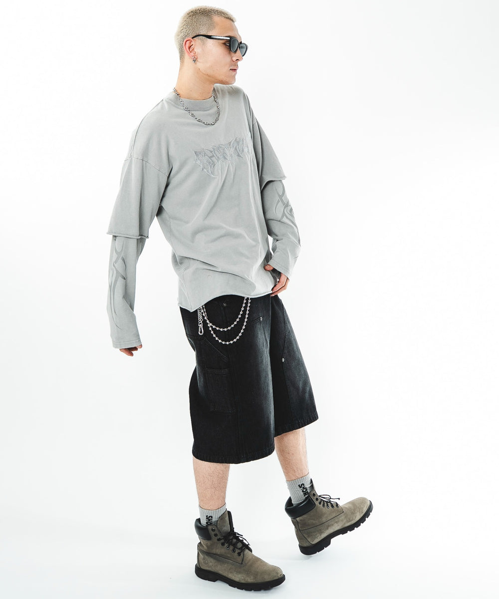 グレー モデル：180cm L着用