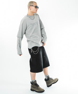 グレー モデル：180cm L着用