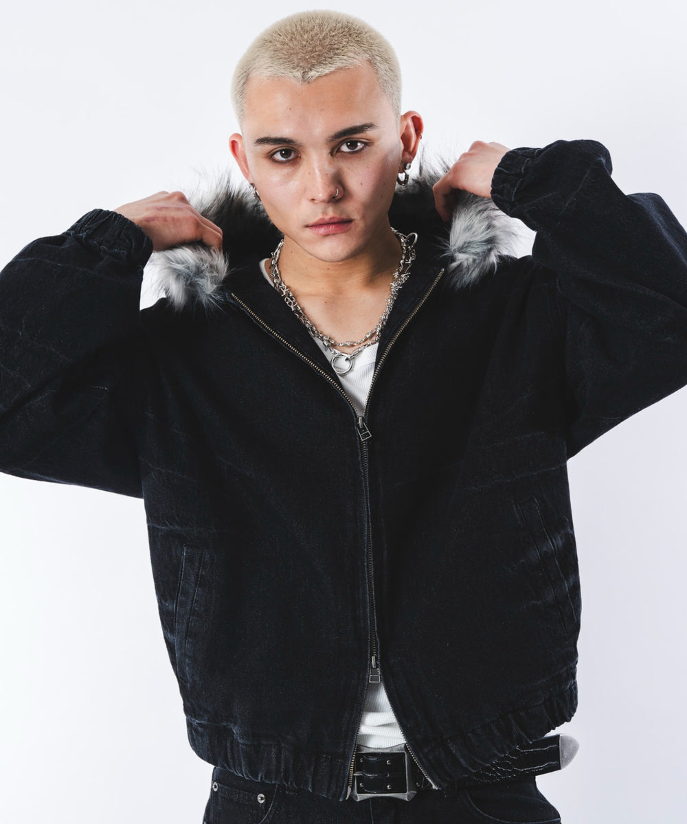 デニムブラックソノタ モデル：180cm L着用