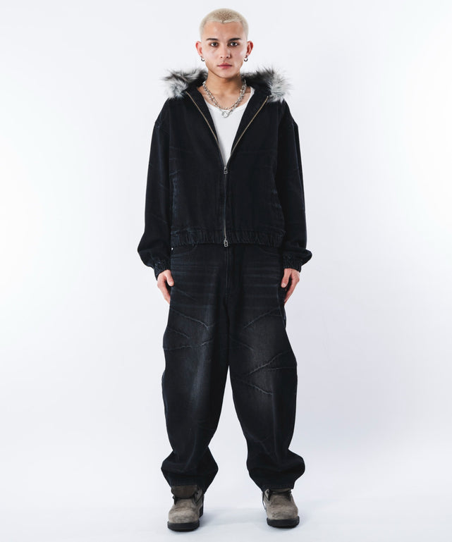 デニムブラックソノタ モデル：180cm L着用