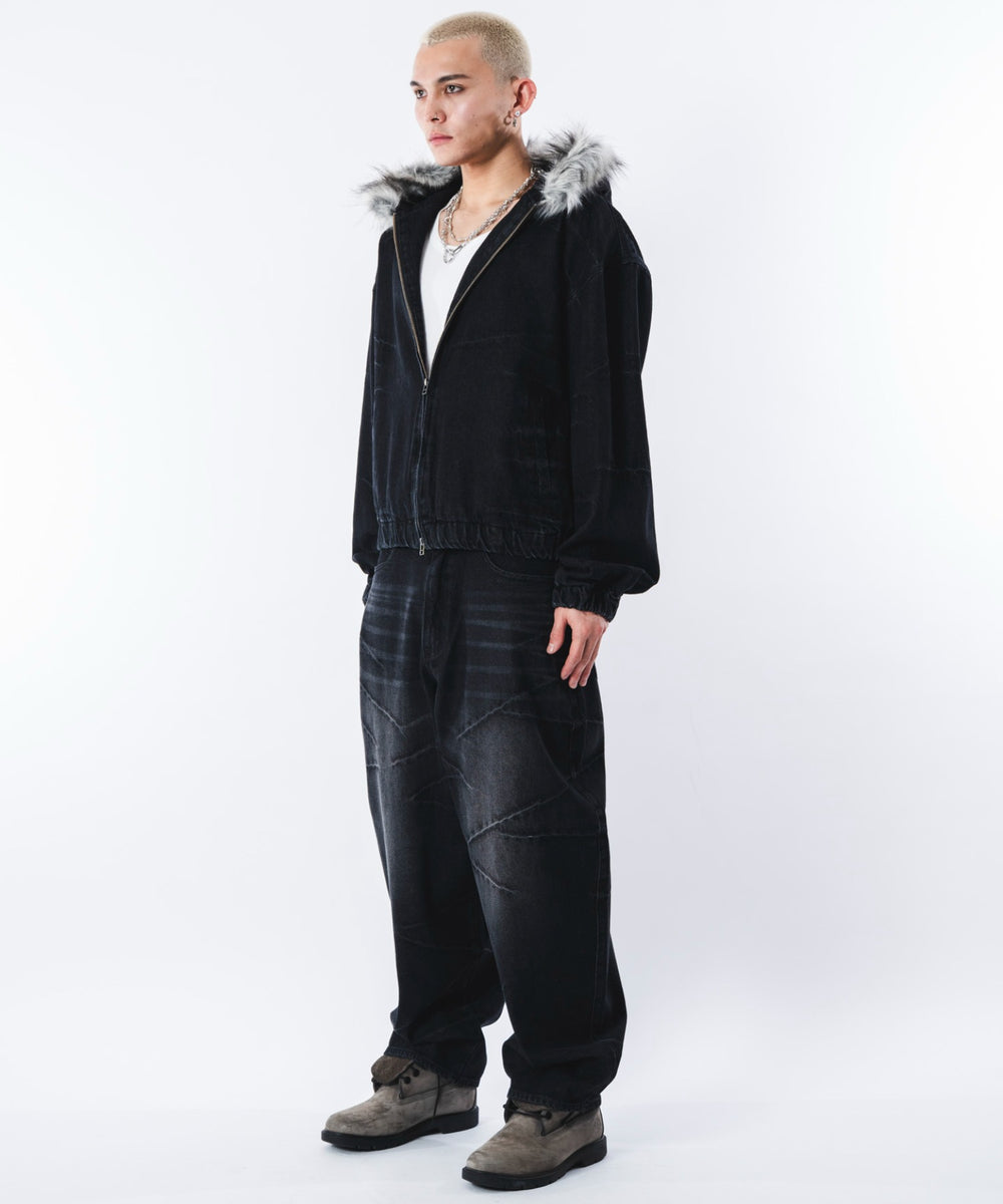 デニムブラックソノタ モデル：180cm L着用