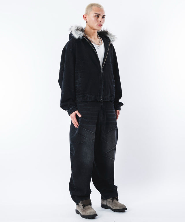 デニムブラックソノタ モデル：180cm L着用