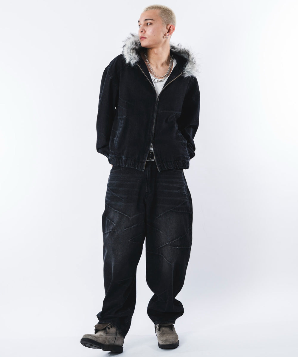 デニムブラックソノタ モデル：180cm L着用