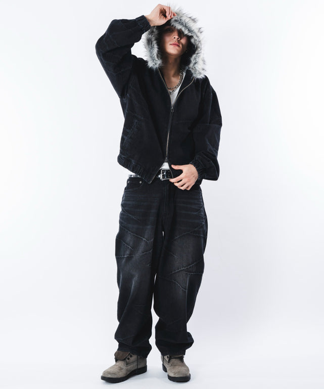 デニムブラックソノタ モデル：180cm L着用