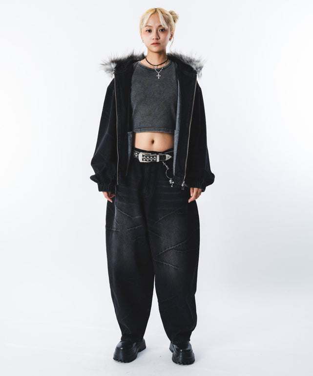 デニムブラックソノタ モデル：172cm M着用