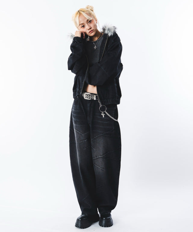 デニムブラックソノタ モデル：172cm M着用