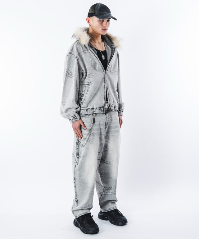 グレー モデル：180cm L着用