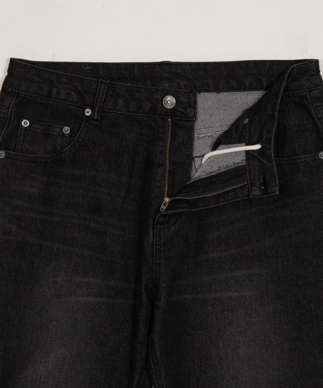 シャーリングフレアデニムスキニーパンツ