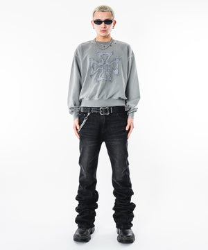 デニムブラックソノタ モデル：180cm L着用