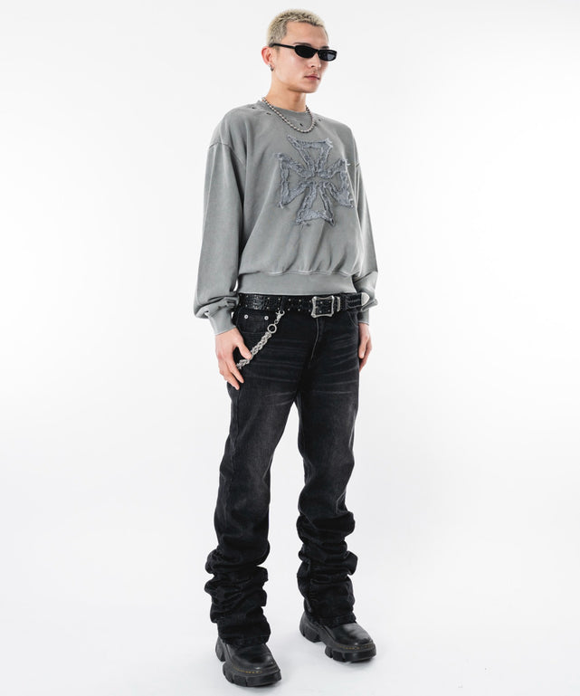 デニムブラックソノタ モデル：180cm L着用