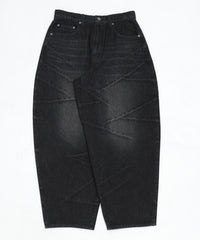 バルーンスラッシュデニムパンツ