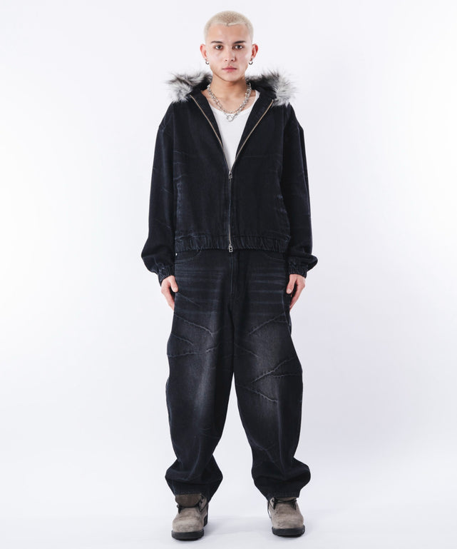 デニムブラックソノタ モデル：180cm L着用