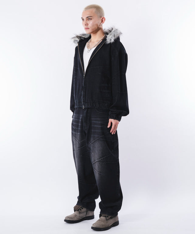 デニムブラックソノタ モデル：180cm L着用