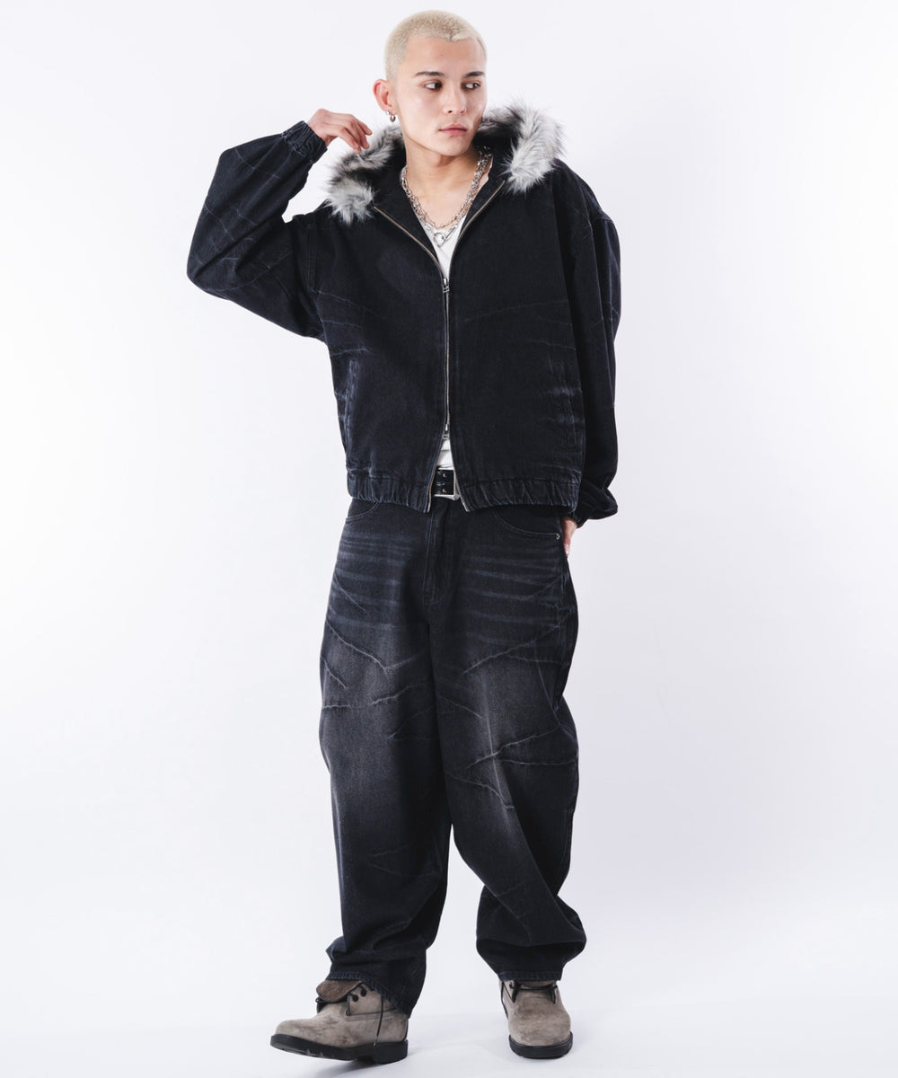 デニムブラックソノタ モデル：180cm L着用