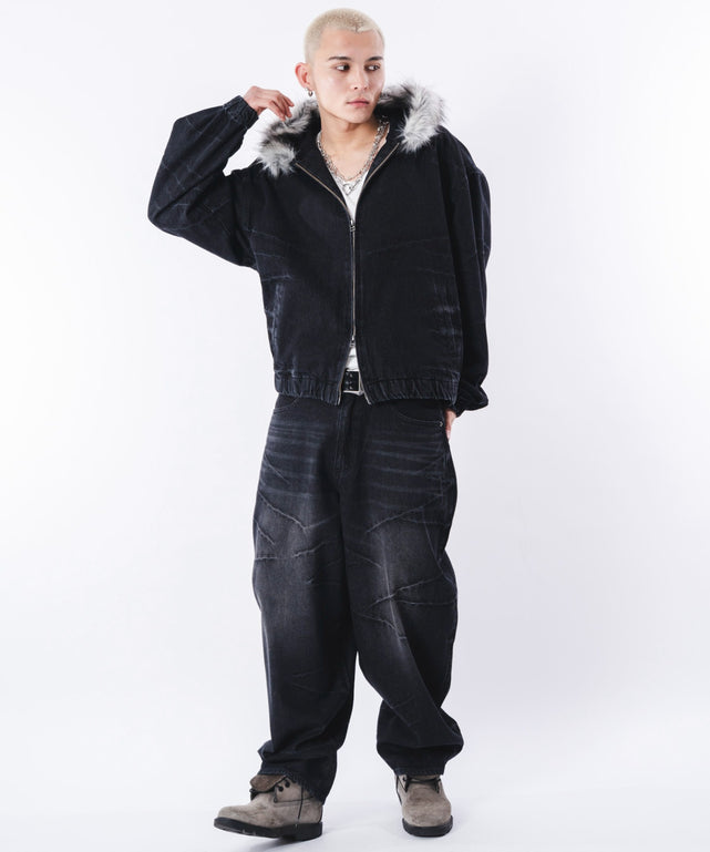 デニムブラックソノタ モデル：180cm L着用