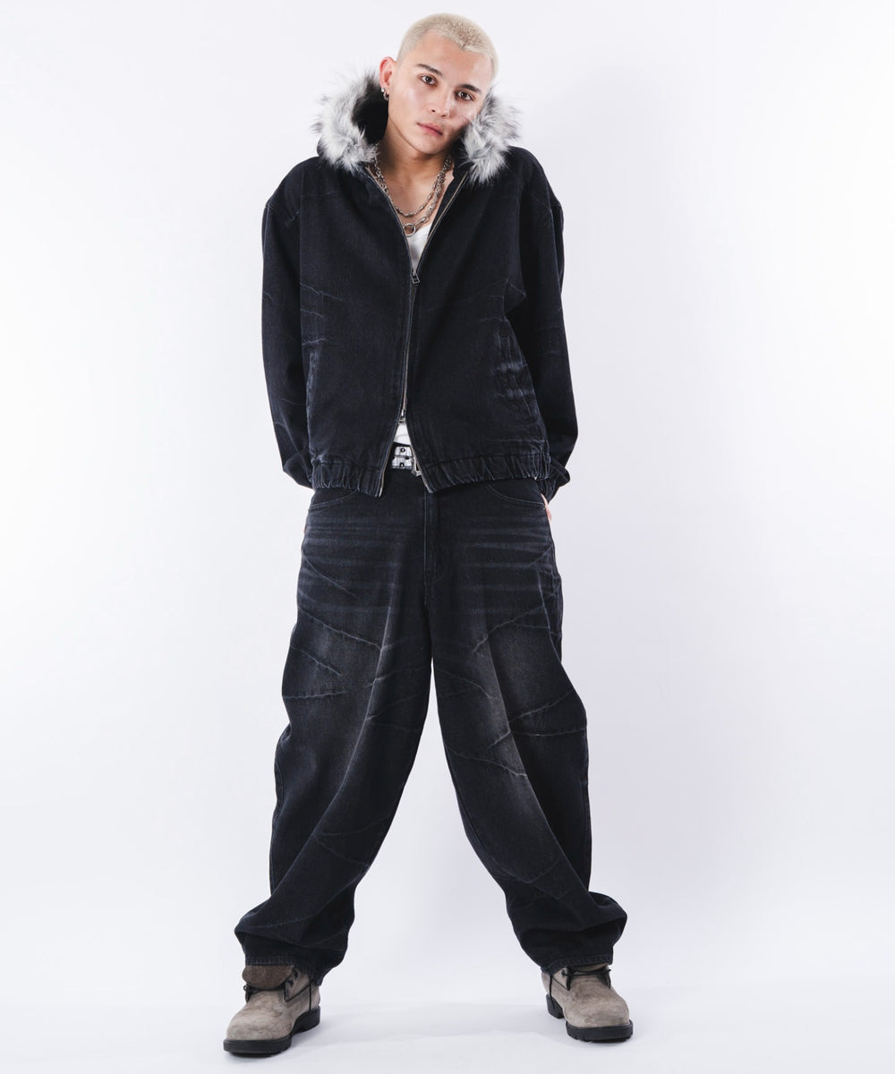 デニムブラックソノタ モデル：180cm L着用