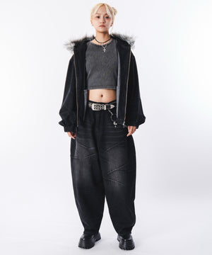 デニムブラックソノタ モデル：172cm L着用