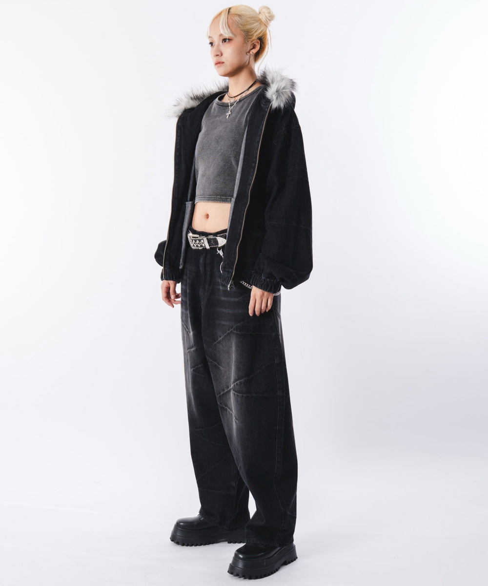 デニムブラックソノタ モデル：172cm L着用