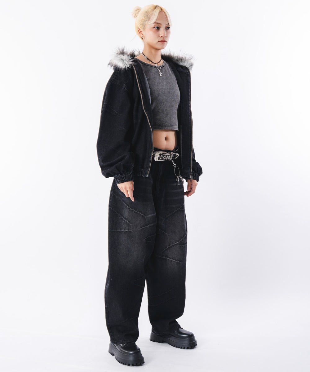 デニムブラックソノタ モデル：172cm L着用