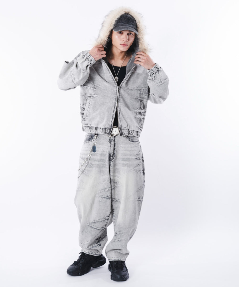 グレー モデル：180cm L着用