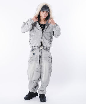 グレー モデル：180cm L着用