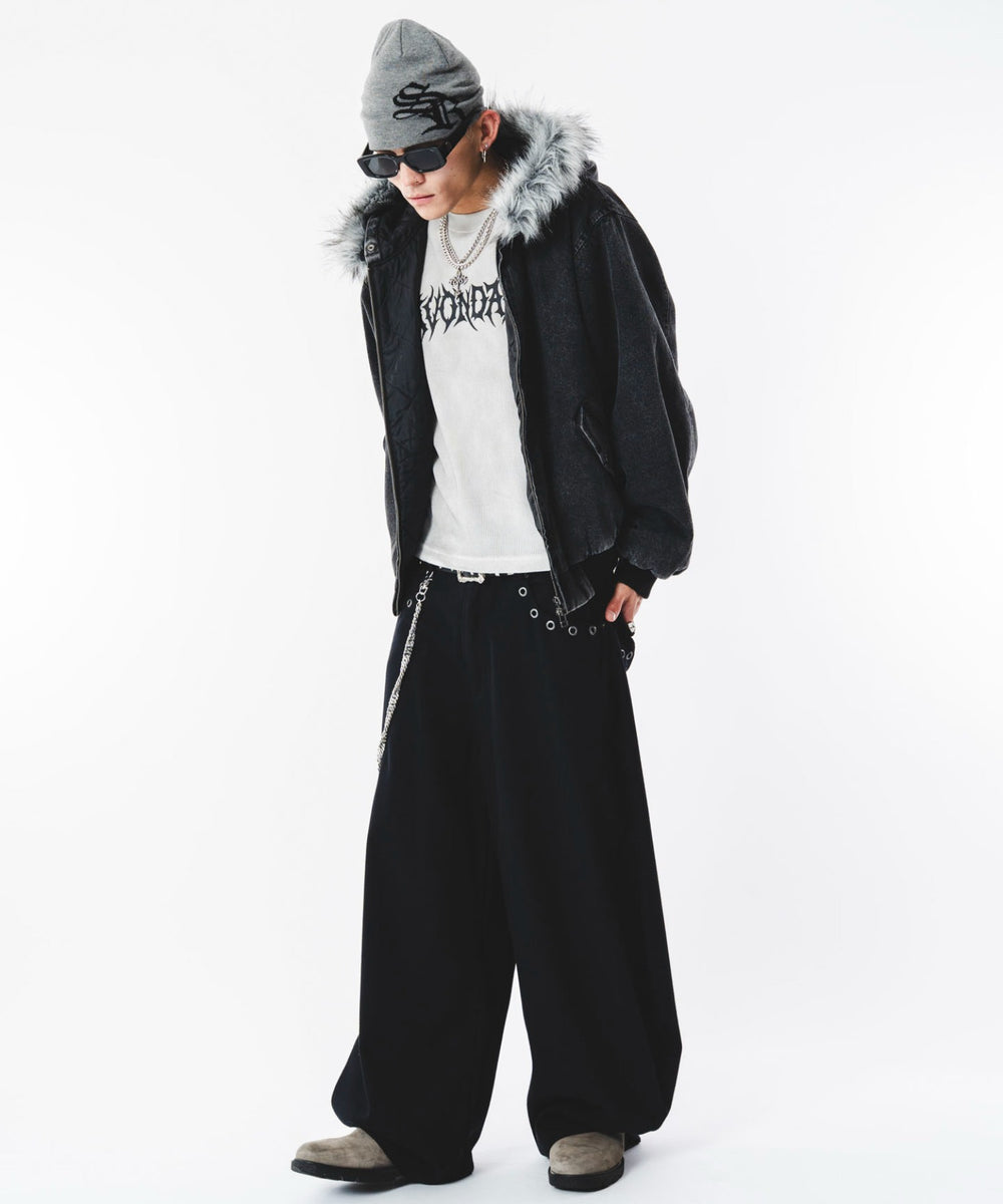 デニムブラック　モデル：180cm L着用