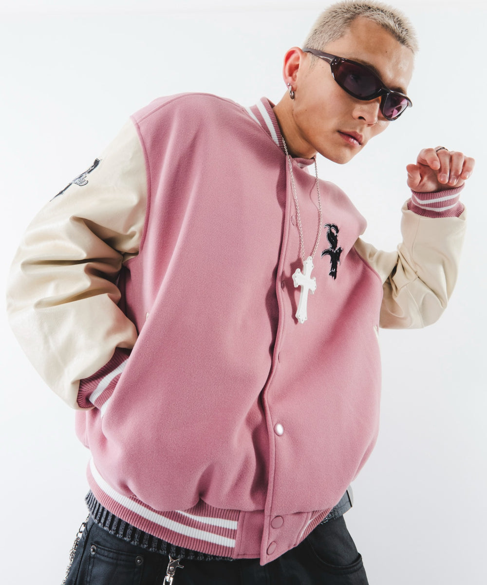 ピンク モデル：180cm L着用