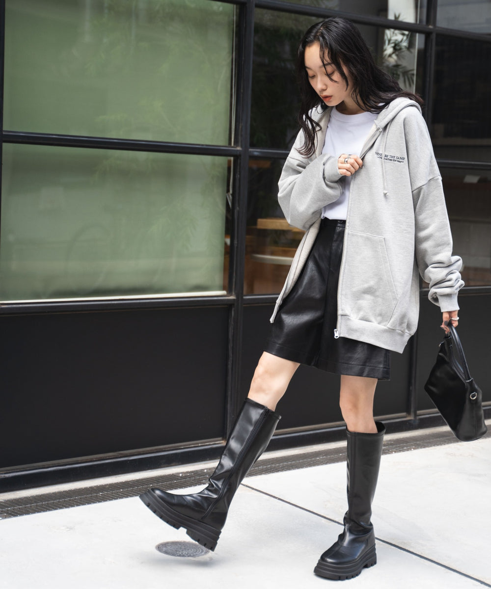 杢グレー モデル：161cm L着用