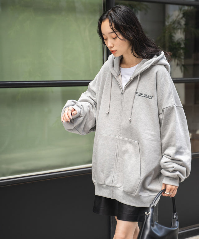 杢グレー モデル：161cm L着用杢グレー モデル：161cm L着用