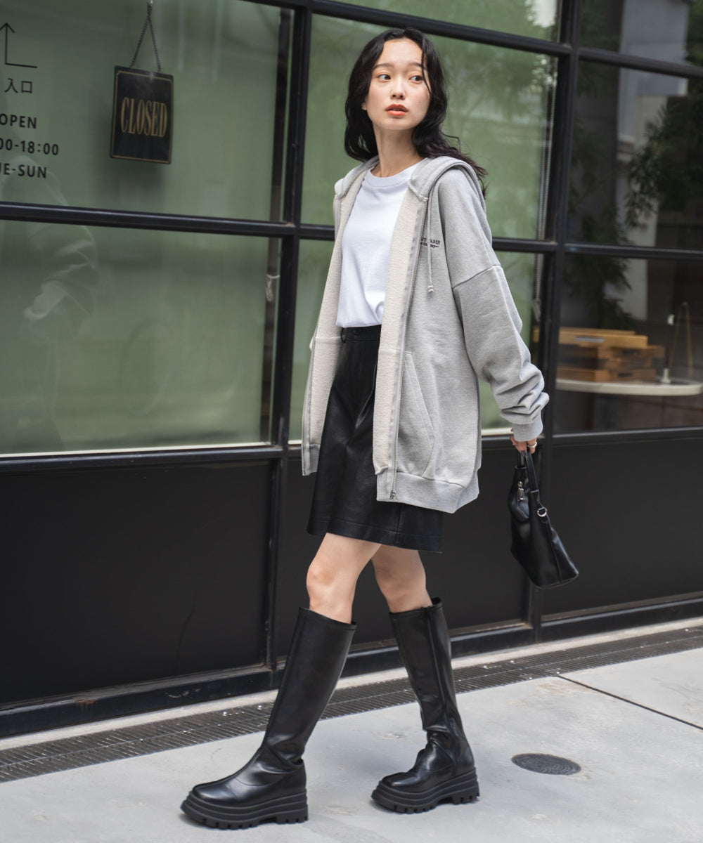 杢グレー モデル：161cm L着用